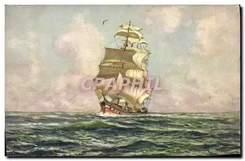 Cartes postales Bateau Voilier