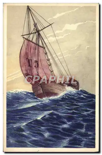 Cartes postales Bateau Voilier Peche