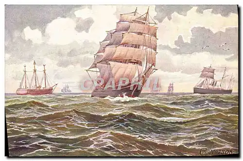 Cartes postales Bateau Voilier