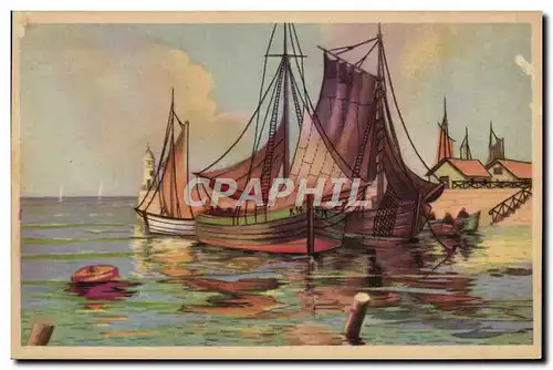 Cartes postales Bateau Voilier