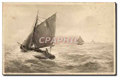 Cartes postales Bateau Voilier Peche