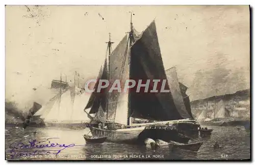 Ansichtskarte AK Bateau Voilier Salon 1901 Goelettes pour la peche a la morue