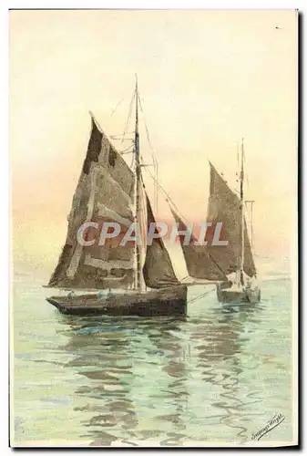 Cartes postales Bateau Voilier