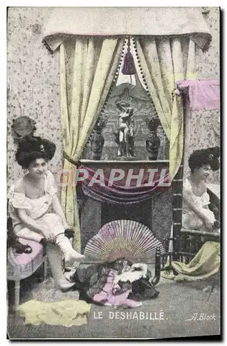 Cartes postales Nu erotique Femme Le deshabille