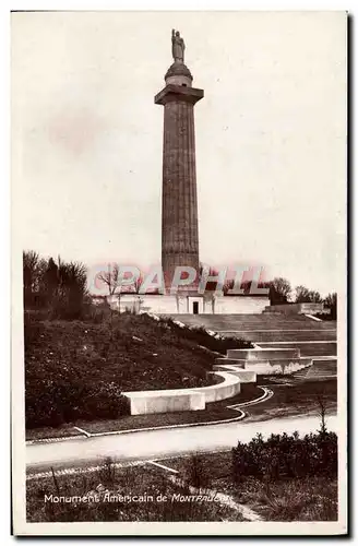 Ansichtskarte AK Militaria Monument americain de Montfaucon