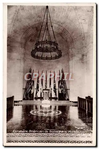 Ansichtskarte AK Militaria Cimetiere americain de Romagne sous Montfaucon Interieur de la chapelle