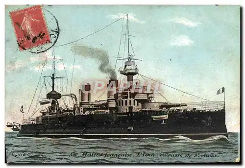 Cartes postales Bateau Guerre Iena Cuirasse