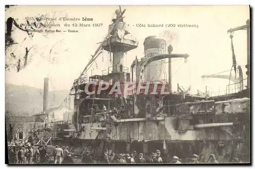 Cartes postales Bateau Guerre Cuirasse Iena