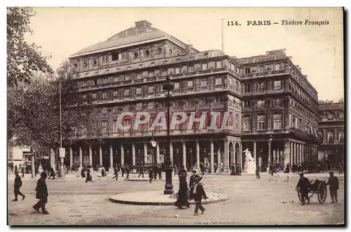 Cartes postales Theatre francais Paris
