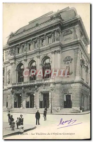 Ansichtskarte AK Theatre de l&#39Opera Comique Paris