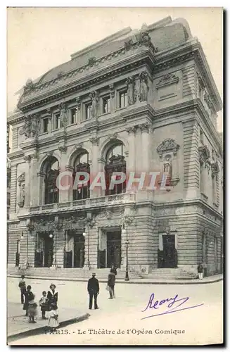 Cartes postales Theatre de l&#39Opera Comique Paris