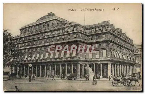 Cartes postales Theatre Francais Paris