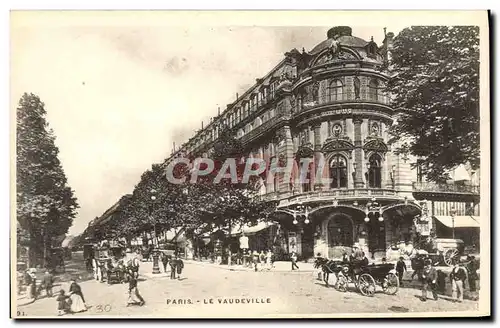 Cartes postales Paris Theatre Vaudeville