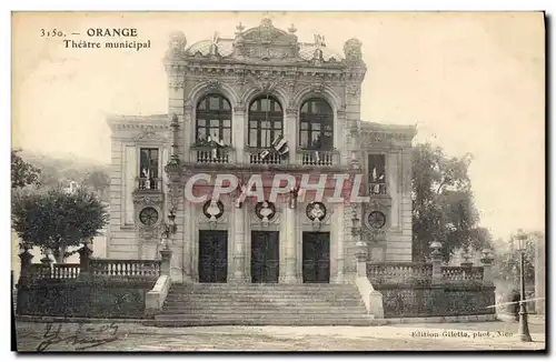 Cartes postales Theatre municipal Orange