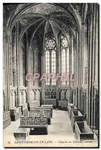 Cartes postales Saint Germain en Laye Chapelle du chateau