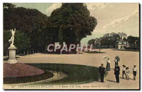 Cartes postales Saint Germain en Laye L&#39amour et la folie Avenue Henri II