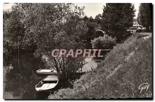 Cartes postales moderne Meulan Coin de Seine et le Petit Pont