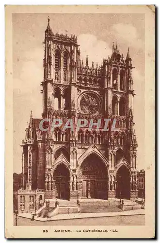 Cartes postales Amiens La Cathedrale