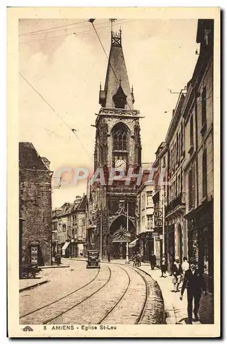 Ansichtskarte AK Amiens Eglise St Leu