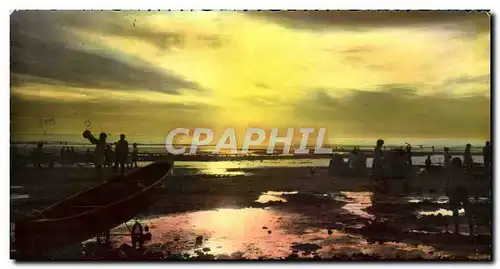 Cartes postales moderne Cayeux Sur Mer scenes de Plage au crepuscule