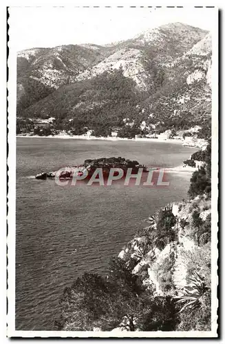 Moderne Karte La Cote entre Nice et Monaco