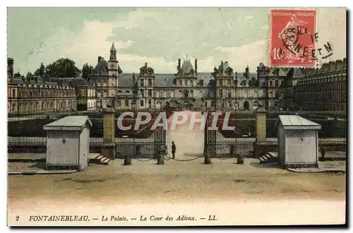 Ansichtskarte AK Palais de Fontainebleau Le Palais La Cour des Adieux