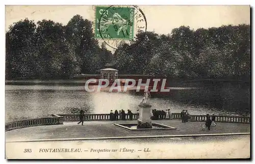 Cartes postales Fontainebleau Perspective sur l&#39etang