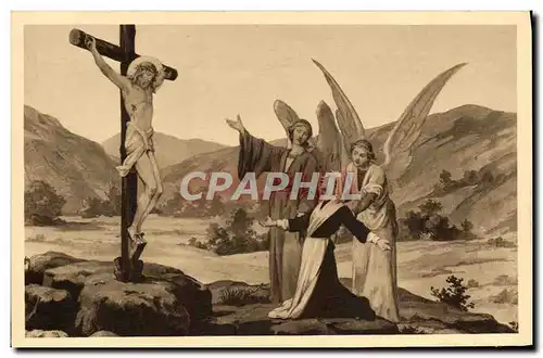 Cartes postales Notre Dame Du Laus La venerable Benoite a la croix d'Avancon