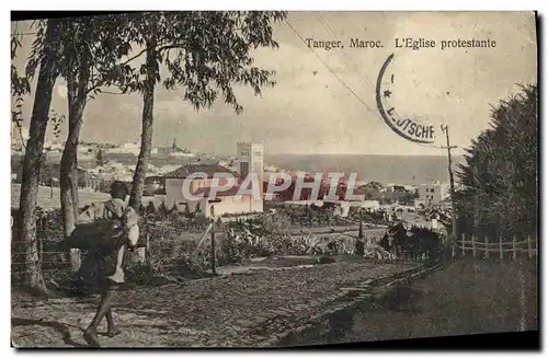 Cartes postales Tanger Maroc Eglise protestante