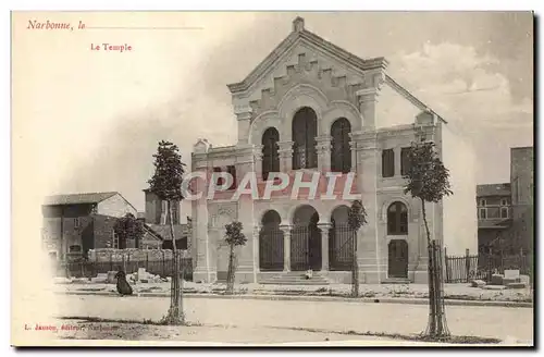 Ansichtskarte AK Temple protestant Narbonne