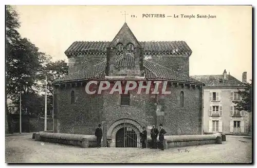 Cartes postales Poitiers Temple Saint Jean