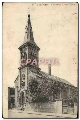 Cartes postales Temple protestant Belfort