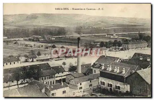Cartes postales Biere Brasseries et casernes Bar le Duc