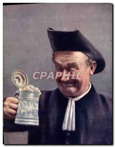 Cartes postales Biere Brasserie a fine head Homme