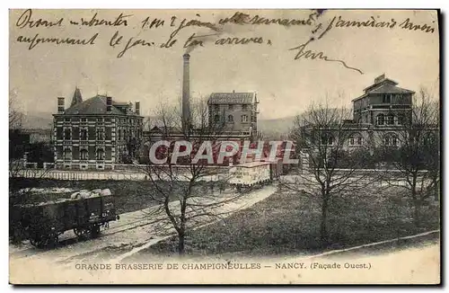 Cartes postales Biere Grande Brasserie de Champigneulles Nancy