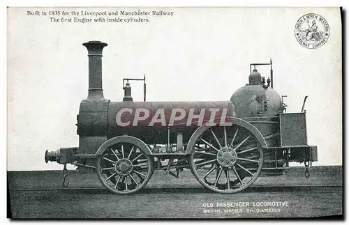 Cartes postales Train Locomotive Oold passenger locomotive