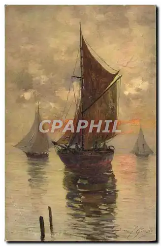 Cartes postales Bateau Voilier