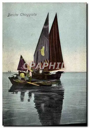 Cartes postales Bateau Voilier Barche Chioggiotte