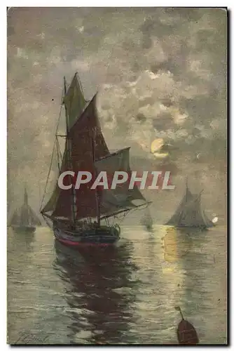 Cartes postales Bateau Voilier