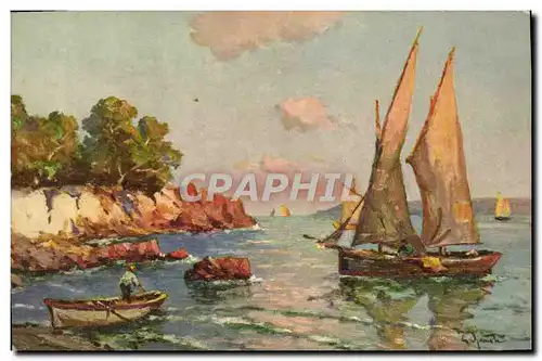 Cartes postales Bateau Voilier