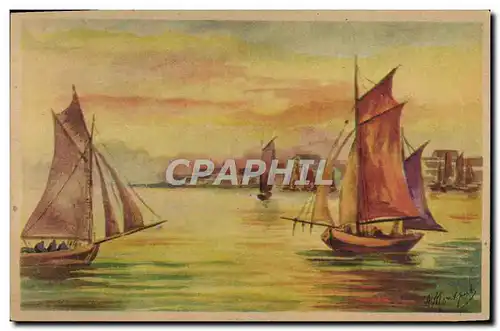 Cartes postales Bateau Voilier