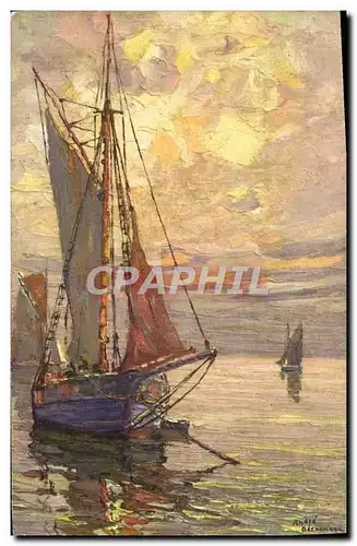 Cartes postales Bateau Voilier