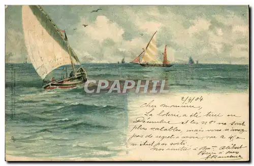 Cartes postales Bateau Voilier