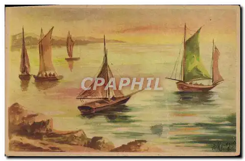 Cartes postales Bateau Voilier