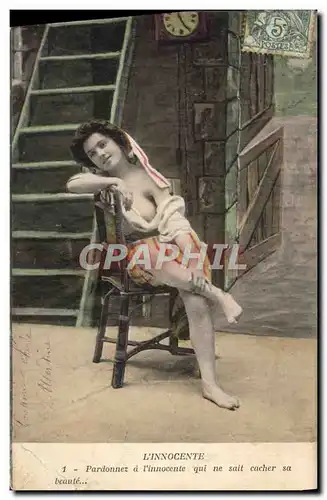 Cartes postales Nu erotique Femme L&#39innocente