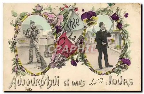 Cartes postales Militaria vive la classe