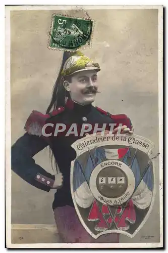 Cartes postales Militaria Calendrier de la classe