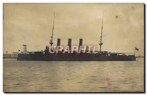 CARTE PHOTO Bateau Guerre Veracruz