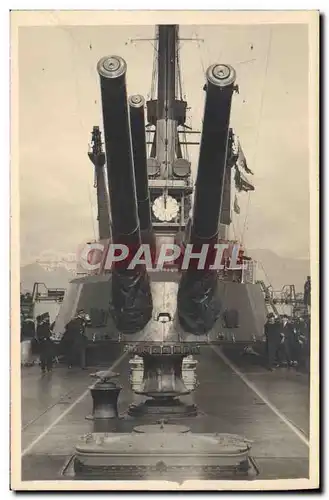 CARTE PHOTO Bateau Guerre