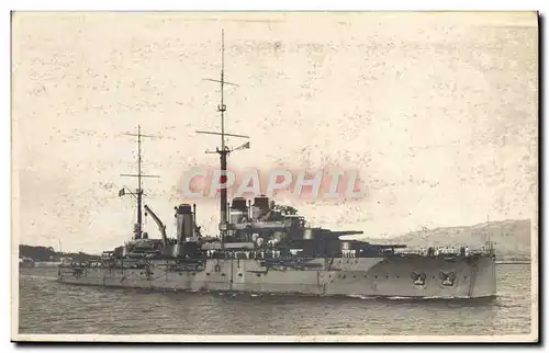 CARTE PHOTO Bateau Guerre